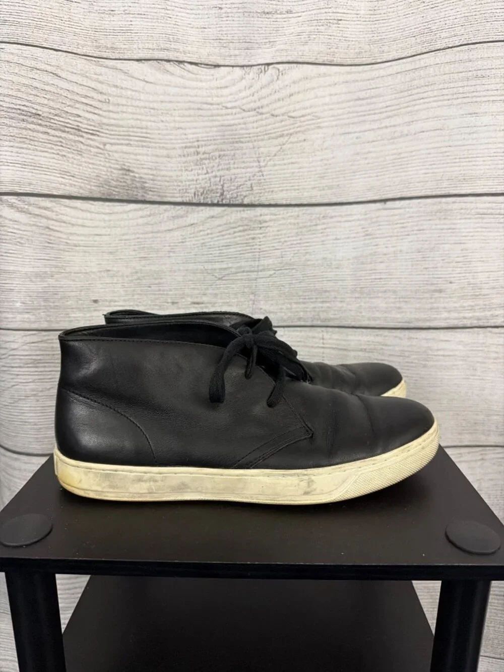 Mens Vince Leather Abe Chukka Sneakers Size 10